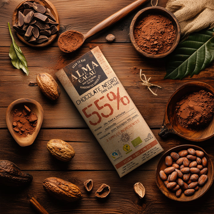 Chocolat noir BIO 55% Cacau Alma do Cacau 100g