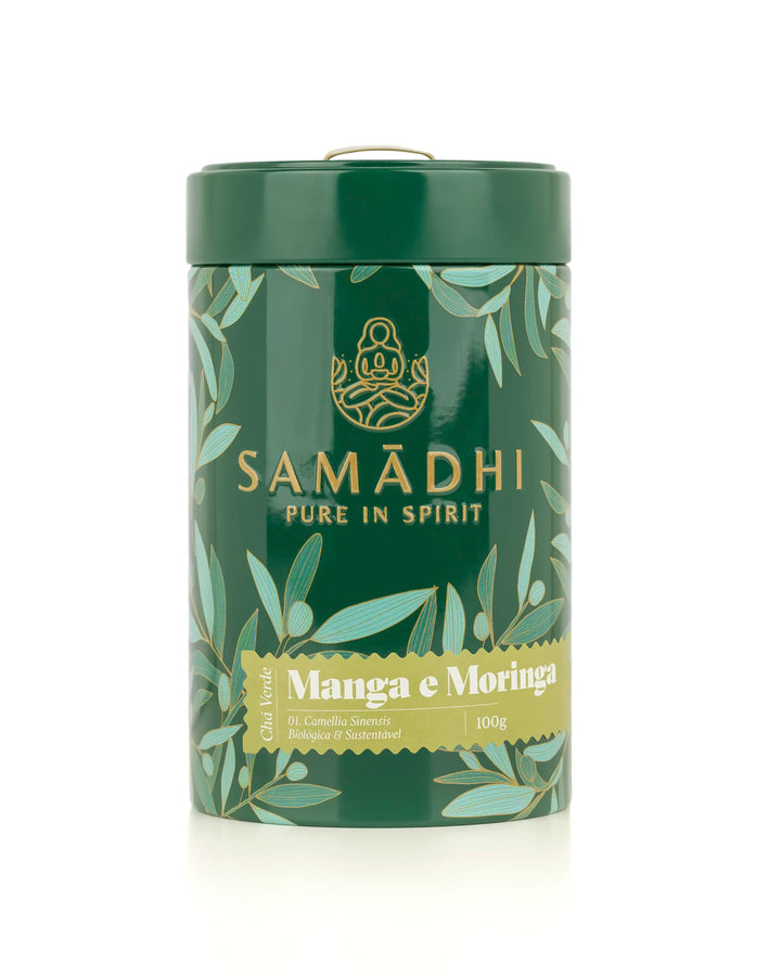 Chá Verde 100% Biológico Manga Moringa