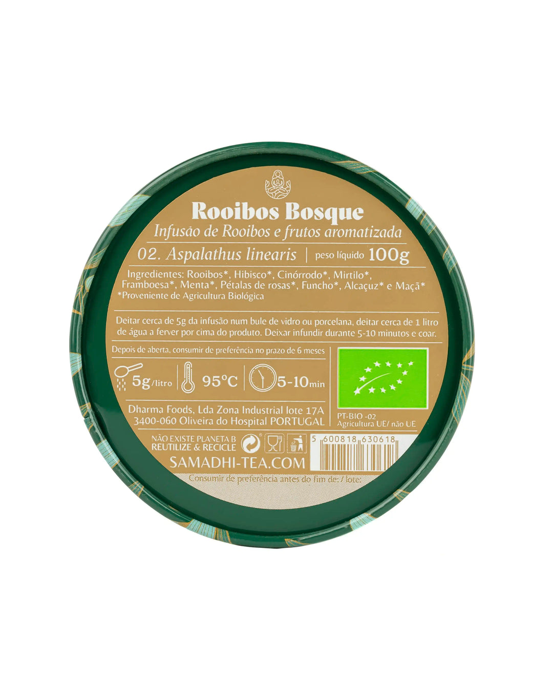 Infusão 100% Biológica Rooibos Bosque
