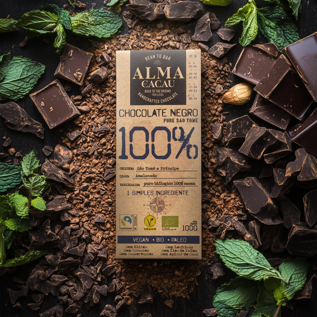 Chocolat noir BIO 100% Cacau Alma do Cacau 100g
