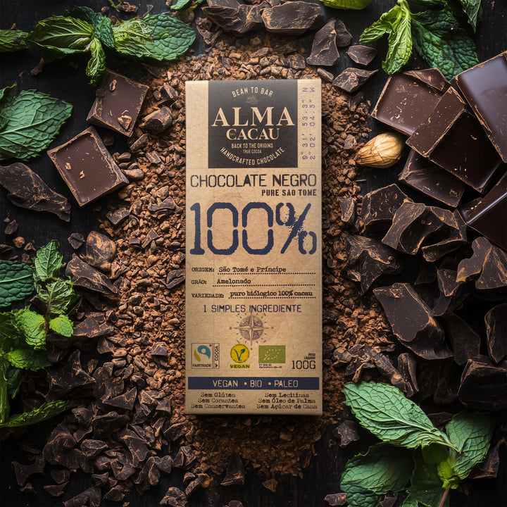 Chocolat noir BIO 100% Cacau Alma do Cacau 100g