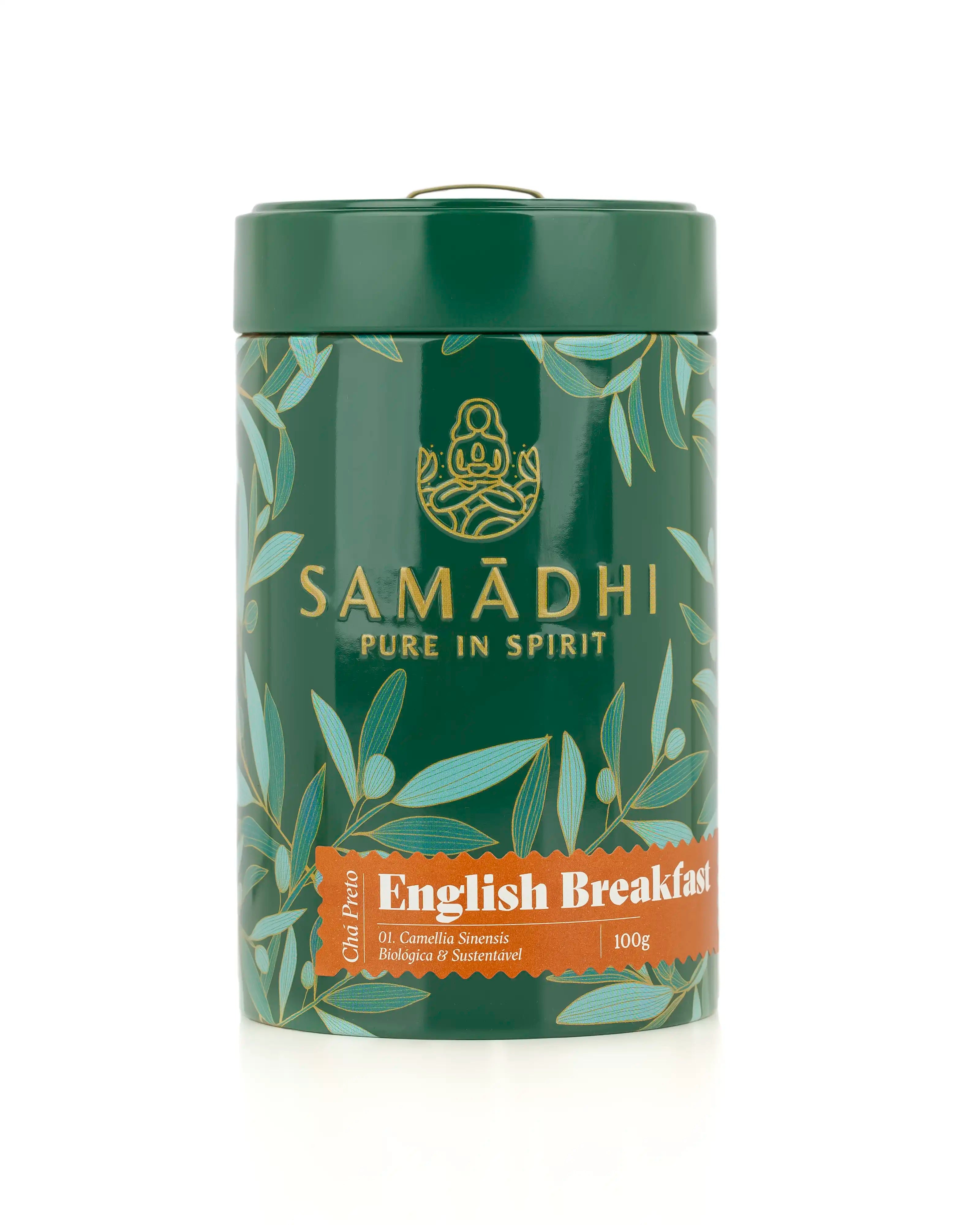 100% Organic English Breakfast Black Tea โ Samadhi Tea