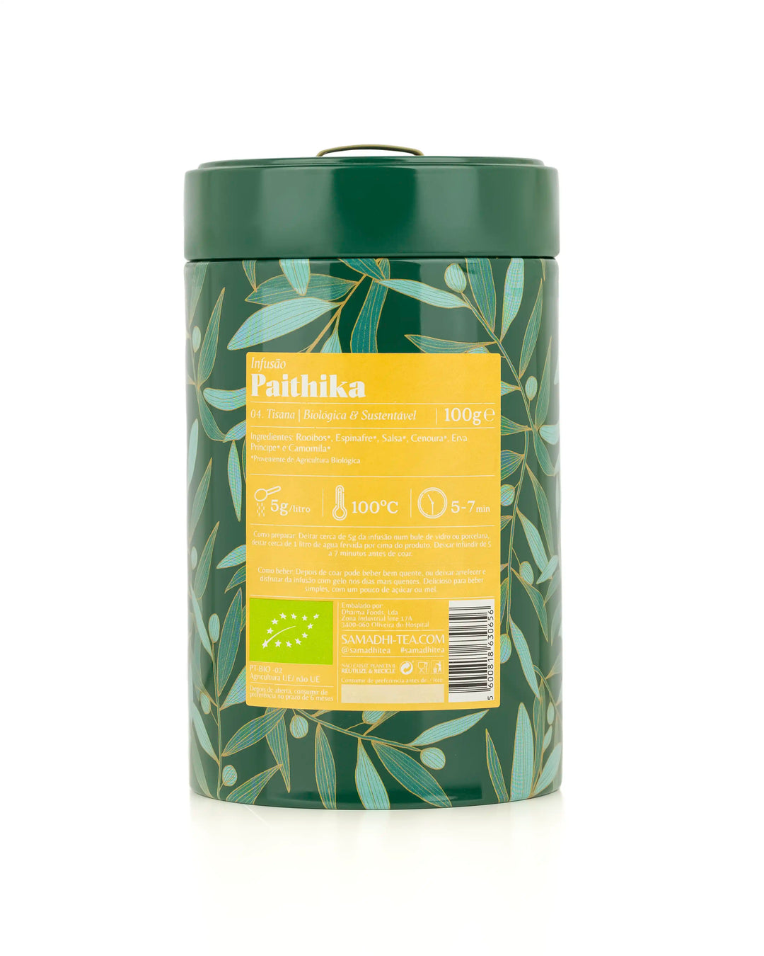 Infusão 100% Biológica Paithika