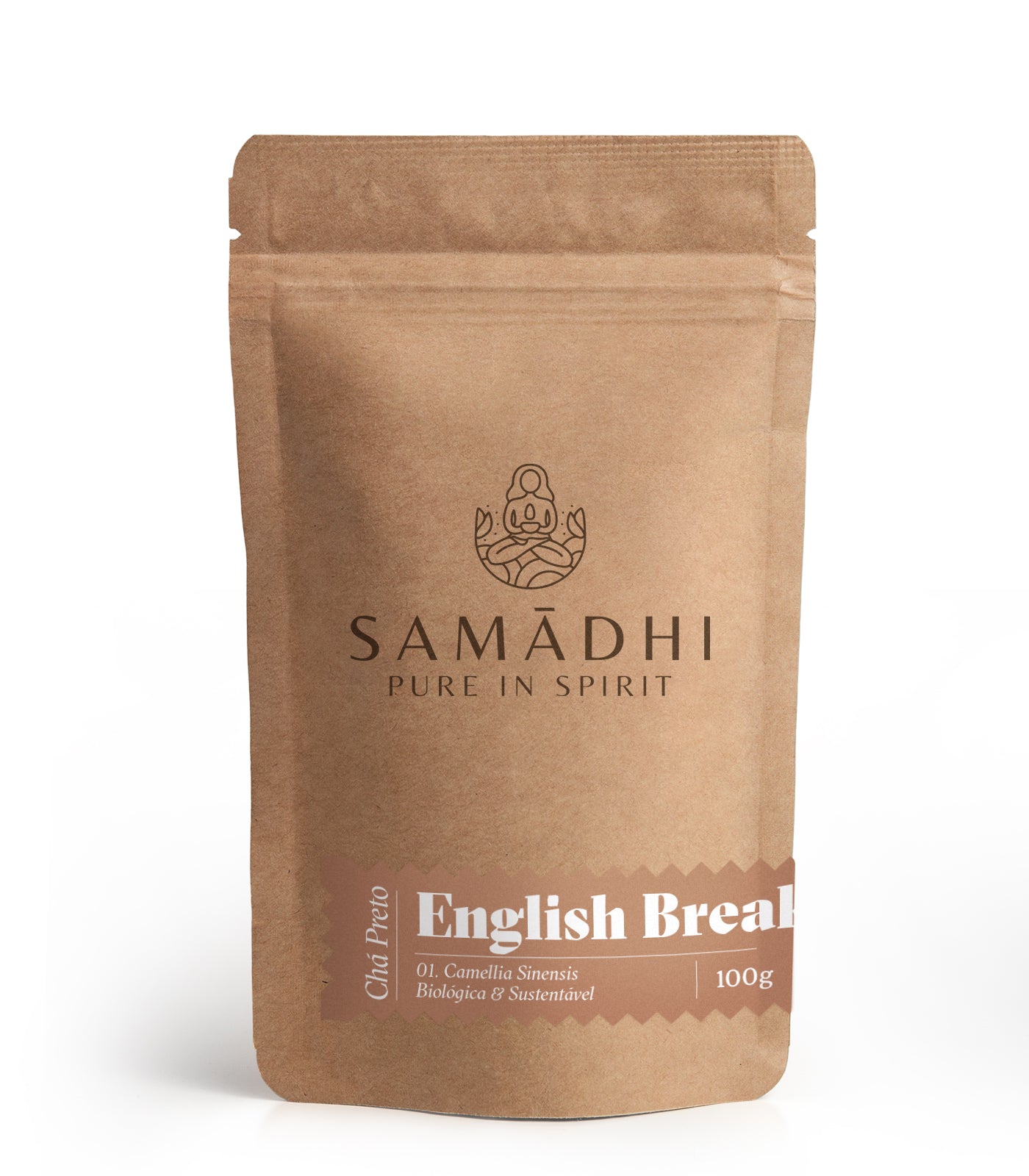 100 Organic English Breakfast Black Tea Samadhi Tea